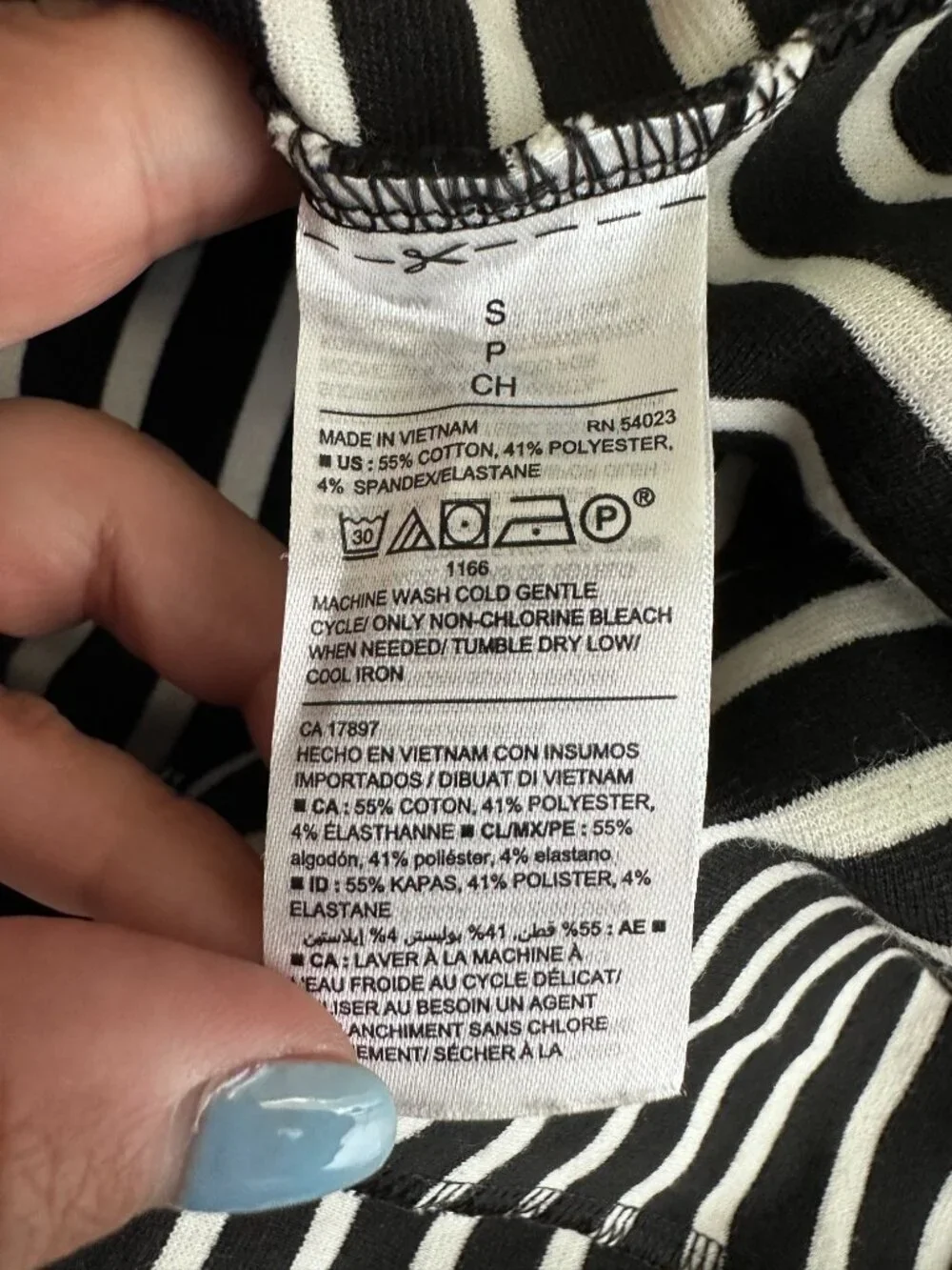 2/$30 Old Navy Ponte-Knit Pencil Skirt for Women Black Stripe Small #A1946
